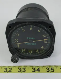 Kearfott Company Aviation Radio Compass Indicator ID-91B / ARN-6 AF33(600)-18175
